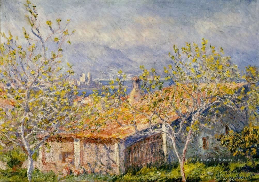 Maison du jardinier à Antibes Claude Monet Peintures à l'huile